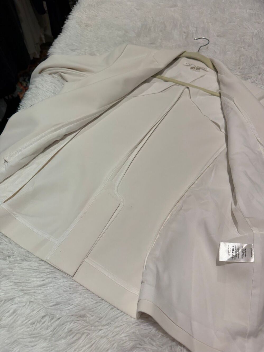 Veronica Beard Iconic Scuba Dickey Blazer Jacket in White Size 14 - Picture 6 of 9